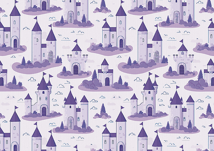 Royal Realm, Lavender - Twist&Fit Roman Blind - Image 7